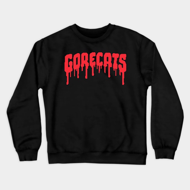 Gorecats logo red Crewneck Sweatshirt by Gorecats